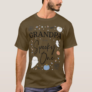 Mens Grandpa of the Spooky One First Birthday Boy T-Shirt