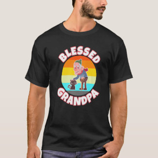 Mens Grandpa Old Age Wisdom Grandfather Bless Kind T-Shirt