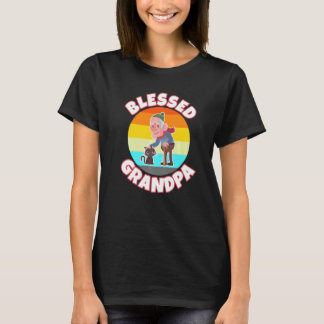Mens Grandpa Old Age Wisdom Grandfather Bless Kind T-Shirt