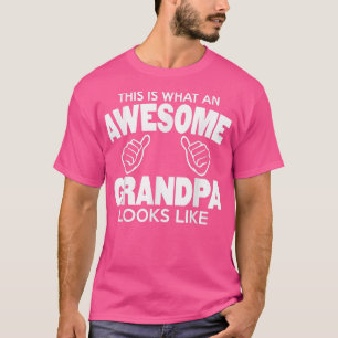 Mens Grandpa T for an Awesome Grandpa T-Shirt