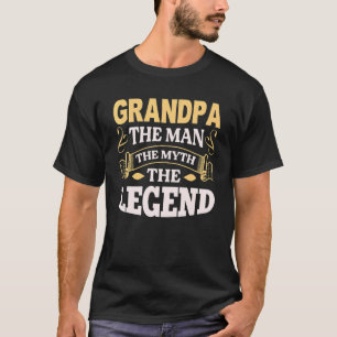 Mens Grandpa The Man The Myth The Legend T-Shirt