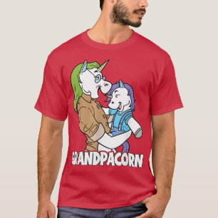 Mens Grandpacorn Grandfather Grandpa Unicorn  T-Shirt