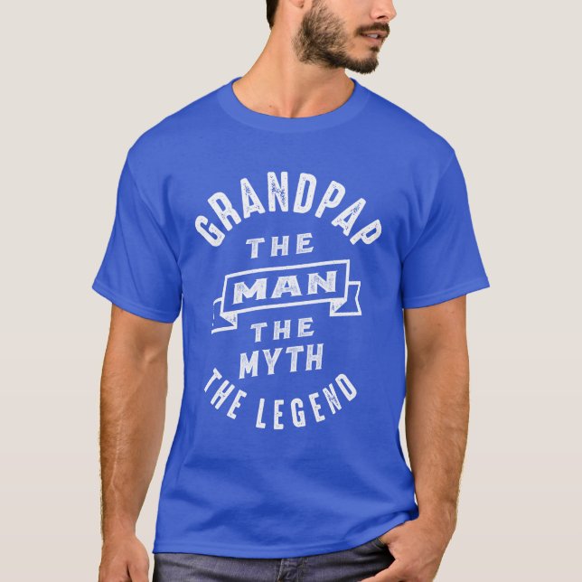 Mens Grandpap The Man Myth Legend Gift T-Shirt (Front)