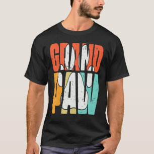 Mens Grandpaw Dog Grandpa Father's Day Family T-Shirt
