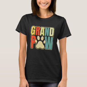 Mens Grandpaw Fur Grandpa Dog Father's Day 1 T-Shirt
