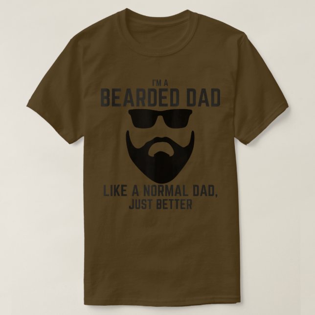 Mens Great Beard Comes Great Responsibility Beard  T-Shirt (Design Front)