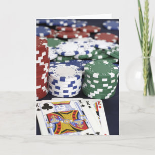 Men's Greeting Card Poker Design