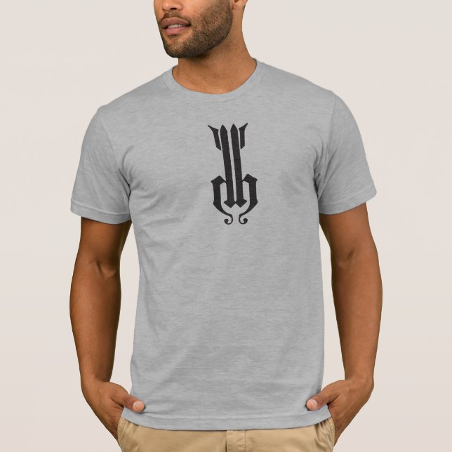 Men's Grey Devil 1 T-Shirt (Front)