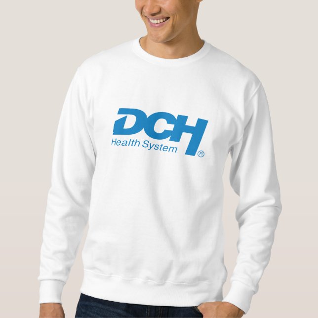 Men's - Grey - Sweater - Big DCH Blue Logo (Front)