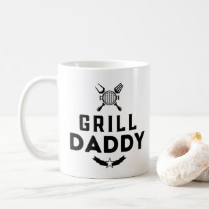 Mens Grill Daddy BBQ And Smoking For Father's Day Coffee Mug