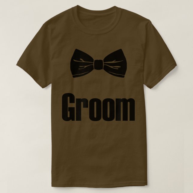 Mens Groom, Bachelor Party, Men, Funny Matching Gr T-Shirt (Design Front)