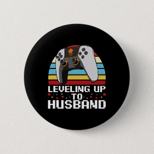 Mens Groom Hen Night Hen Party  6 Cm Round Badge