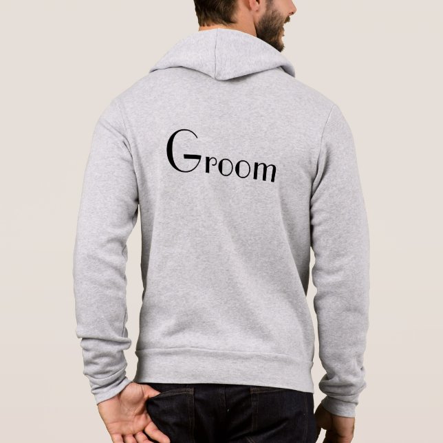 Mens Groom Hoodie (Back)