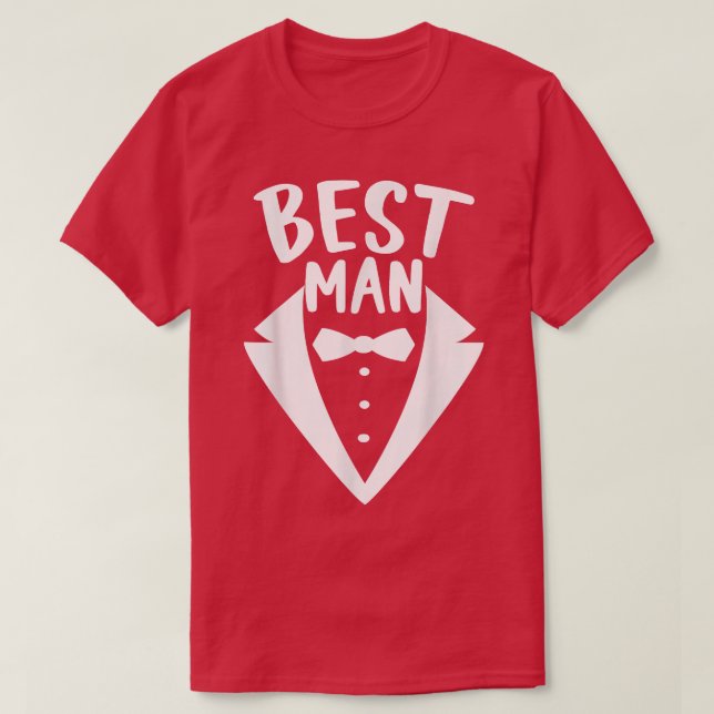 Mens Groom Marriage Best Man Groomsmen Marriage Ba T-Shirt (Design Front)