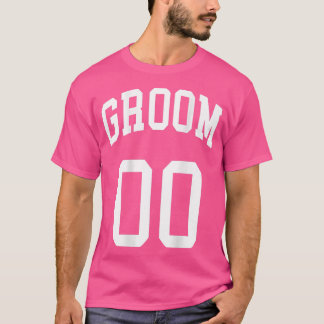 Mens GroomBachelor PartyThrowback Sporty DesignWed T-Shirt
