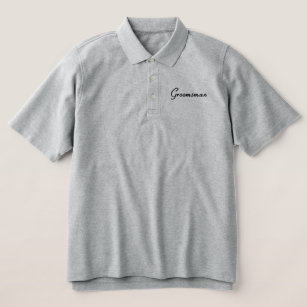 Men's Groomsman Polo Shirt