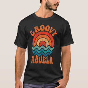 Mens Groovy Abuela 70s Aesthetic Nostalgia 1970's T-Shirt