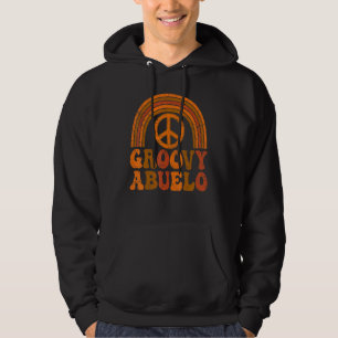 Mens Groovy Abuelo 70s Aesthetic Nostalgia 1970's  Hoodie