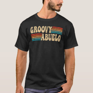 Mens Groovy Abuelo 70s Aesthetic Nostalgia 1970's T-Shirt