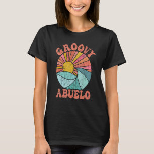 Mens Groovy Abuelo 70s Aesthetic Nostalgia 1970's  T-Shirt