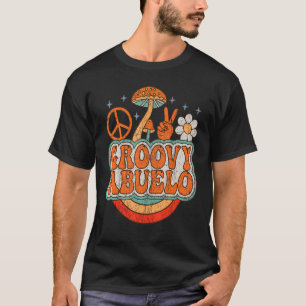 Mens Groovy Abuelo 70s Aesthetic Nostalgia 1970's  T-Shirt