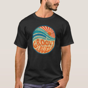 Mens Groovy Abuelo 70s Aesthetic Nostalgia 1970's  T-Shirt