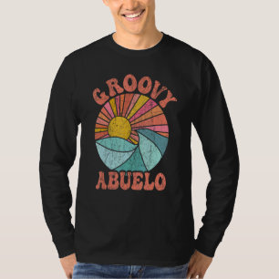 Mens Groovy Abuelo 70s Aesthetic Nostalgia 1970's  T-Shirt