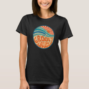 Mens Groovy Abuelo 70s Aesthetic Nostalgia 1970's T-Shirt