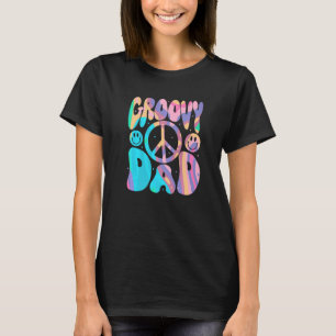 Mens Groovy dad 70s aesthetic nostalgia retro dad T-Shirt