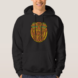 Mens Groovy Daddy 70s Aesthetic Nostalgia 1970's R Hoodie