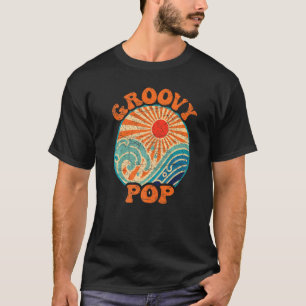 Mens Groovy Pop 70s Aesthetic Nostalgia 1970's Ret T-Shirt