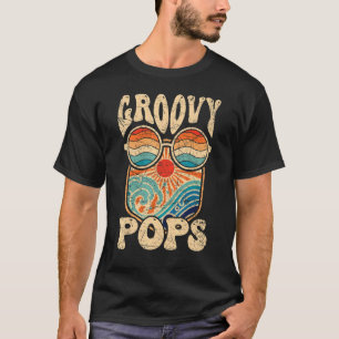 Mens Groovy Pops 70s Aesthetic Nostalgia 1970's Re T-Shirt