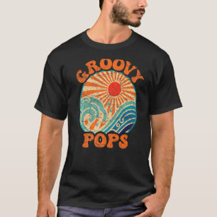 Mens Groovy Pops 70s Aesthetic Nostalgia 1970's Re T-Shirt