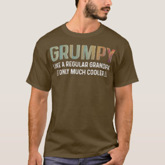 Mens Grumpy Definition Tee Like A Regular Grandpa 