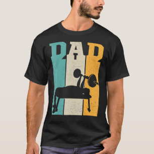Mens Gym Dad Bod Dad Weight Lifting Power Lifting T-Shirt