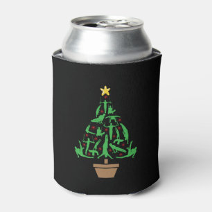 Men's Gymnastics Boys Gymnast Christmas Tree Can Cooler