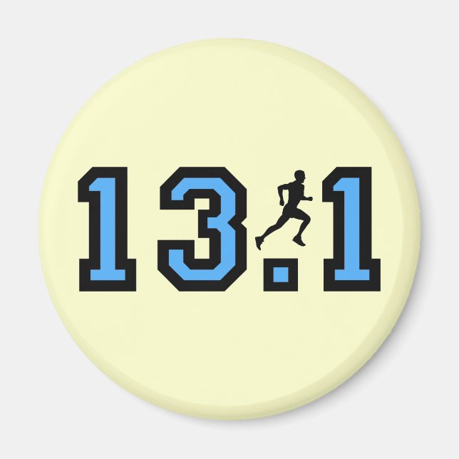 Mens half marathon magnet (Front)