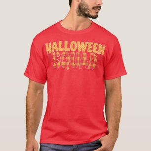 Mens Halloween Squad Plaid Halloween T-Shirt