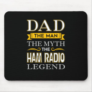 Mens Ham Radio Dad Shirts Gifts for Dads - Fathers Mouse Pad