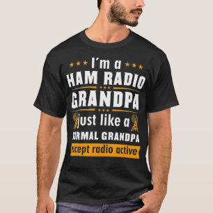 Mens Ham Radio Operator Hobbyist Receiver Funny T-Shirt