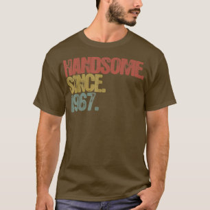 Mens Handsome Since 1967 Vintage Birthday Gifts 67 T-Shirt