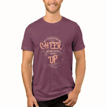 MEN'S HAPPINESS CHEER UP TRI-BLEND T SHIRT
