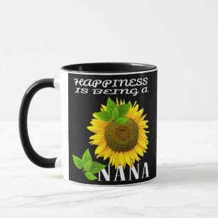 Mens Happiness Is Being A Nana Sunflower Lover Mug