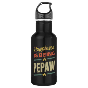 Mens Happiness is Being a Pepaw - Father Grandpa 532 Ml Water Bottle