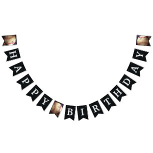 Men's Happy Birthday Baseball Banner