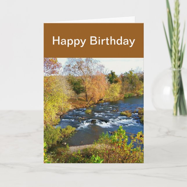 Mens Happy Birthday Shoal Creek Missouri   Card (Front)