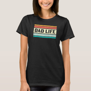 Mens Happy Fathers Day Dad Life Vintage Graphic T-Shirt