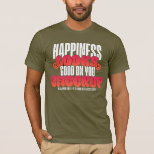 MEN'S HAPPY LOOK CHEER UP JERSEY T-SHIRT 