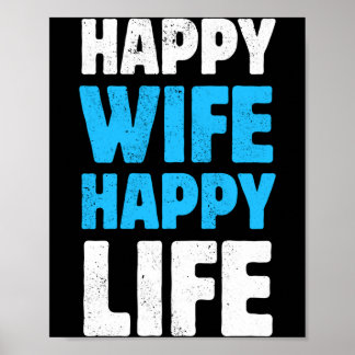 Mens happy wife happy life performance  poster