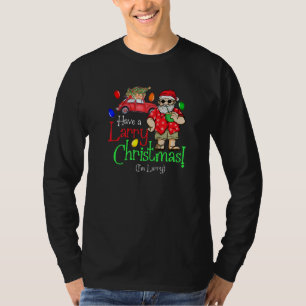 Mens Have A Larry Christmas A Holiday Larry T-Shirt